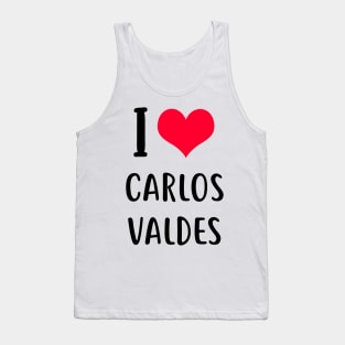 i love carlos valdes Tank Top